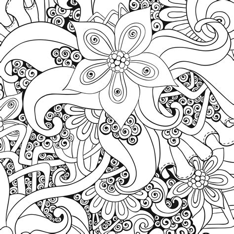 anti stress coloring pages