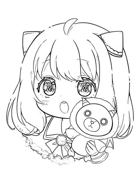 anya coloring pages
