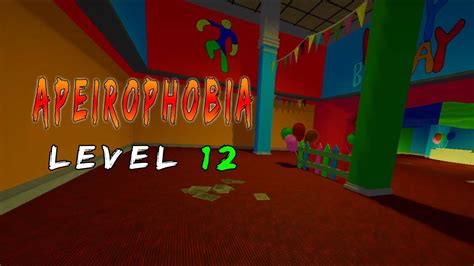 Apeirophobia Level 12 Walkthrough