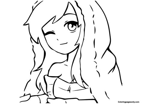 aphmau coloring pages printable