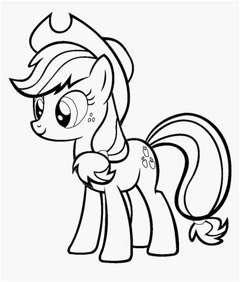 applejack coloring pages