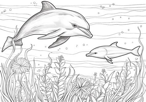 aquatic animals coloring pages