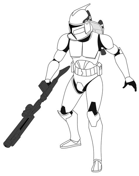 arc trooper clone coloring pages