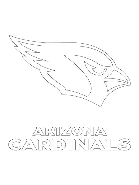arizona cardinals coloring pages
