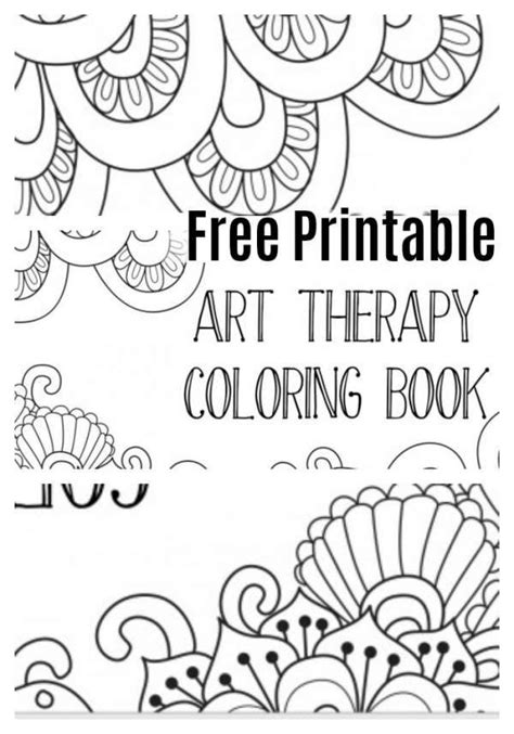 art therapy coloring sheets