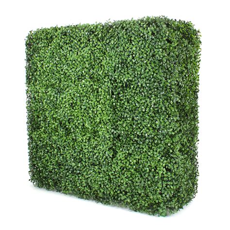 artificial foliage hedge
