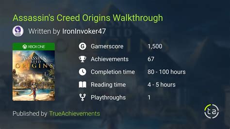 As Origins Walkthrough