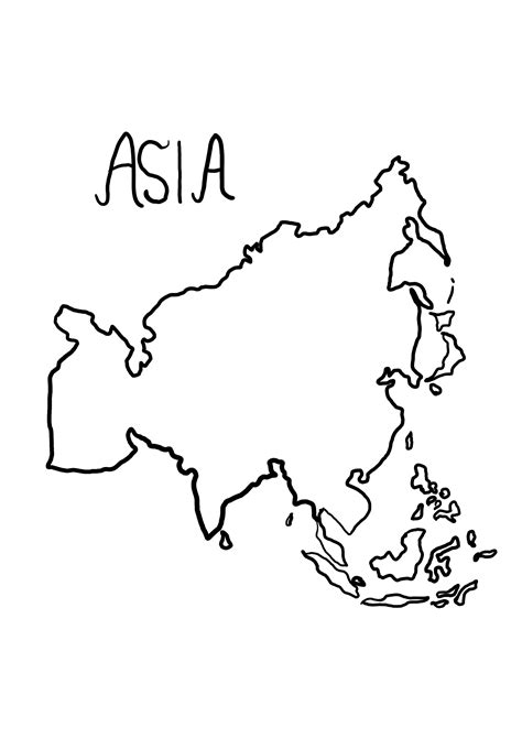 asia coloring pages