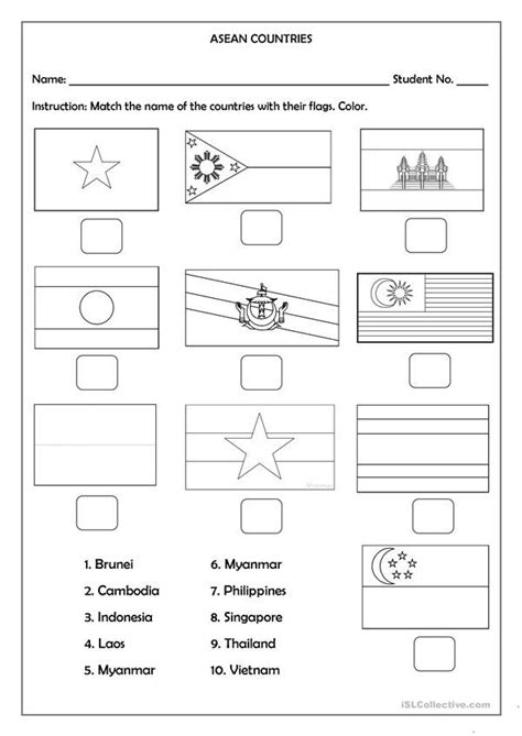asian flags coloring pages