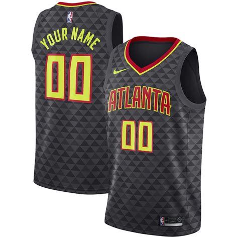 atlanta hawks jersey black
