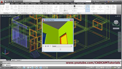 Autocad Walkthrough Command