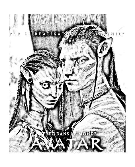 avatar movie coloring pages