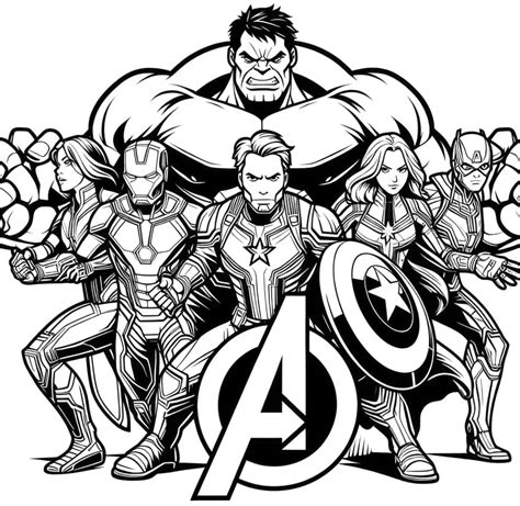 avengers coloring pages