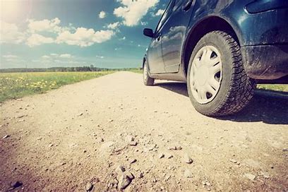 avoid driving on dirt roads