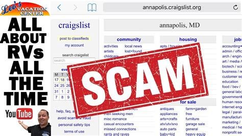 Avoiding Scammers on Craigslist