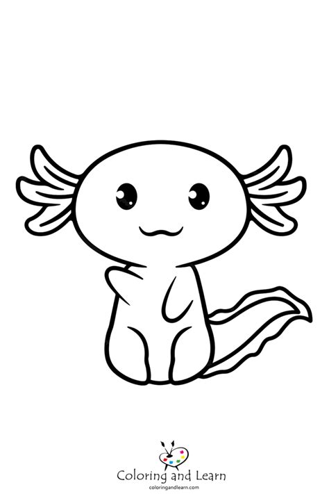 axolotl coloring pages to print