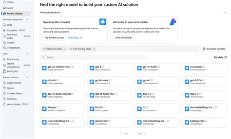 Azure Foundry Model Catalog