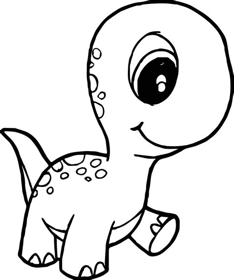 baby dinosaur coloring pages