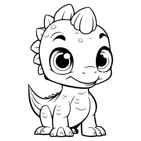 baby dinosaur coloring pages