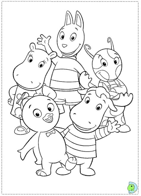 backyardigans coloring pages