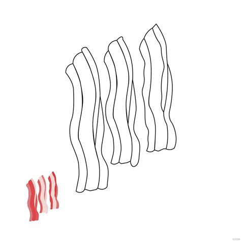 bacon coloring pages