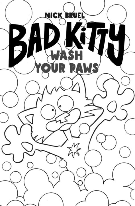 bad kitty coloring pages