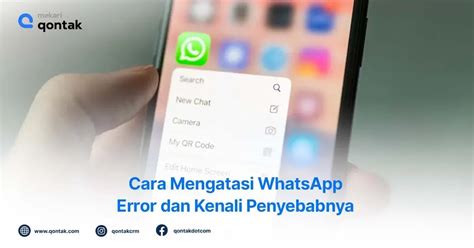 bagaimana cara mengatasi whatsapp error