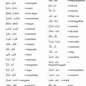 Pemahaman Kosakata Arab