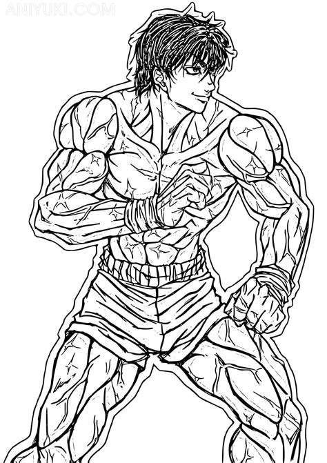 baki coloring pages