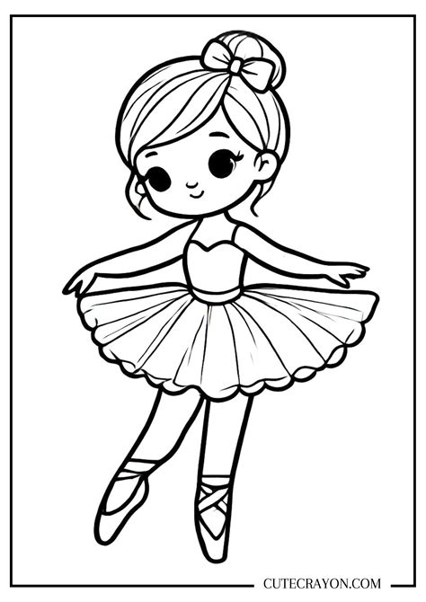 ballerina coloring sheet