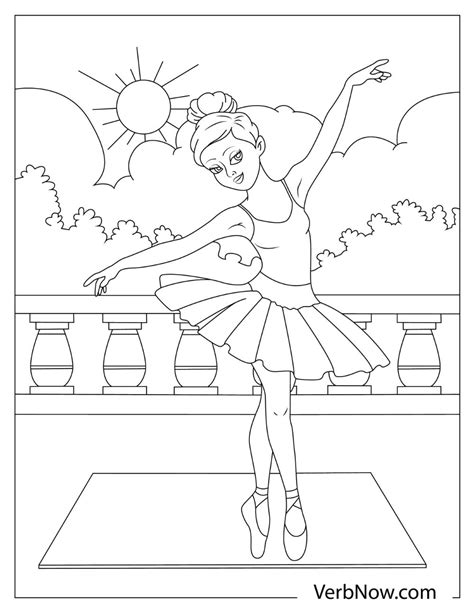 ballerina colouring pages pdf