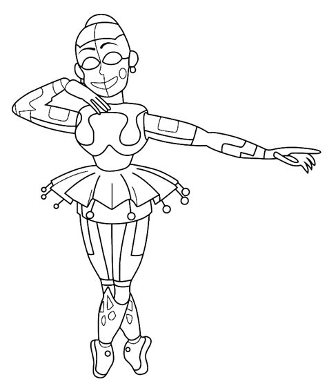 ballora coloring pages