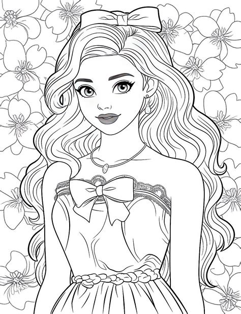 barbie adult colouring book