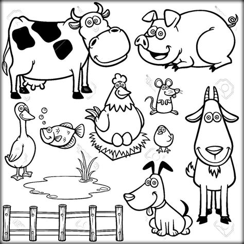 barnyard coloring pages