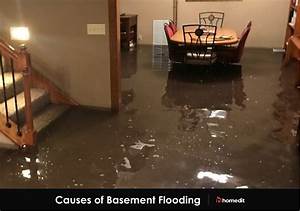 basement flooded after roof rusted