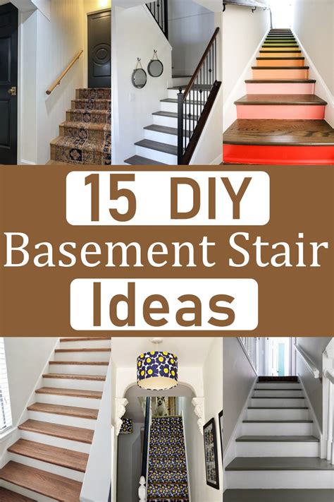 basement stair makeover
