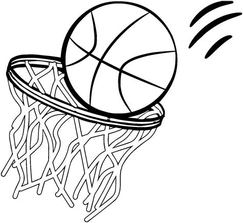 basketball coloring page