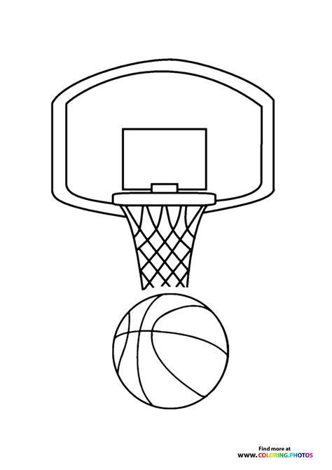 basketball coloring sheets pdf