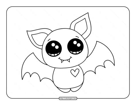 bat halloween coloring pages