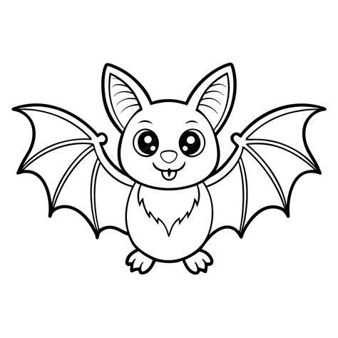 bat pictures to colour