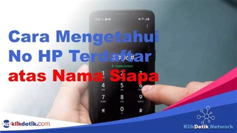 batasan nomor HP terdaftar atas nama siapa