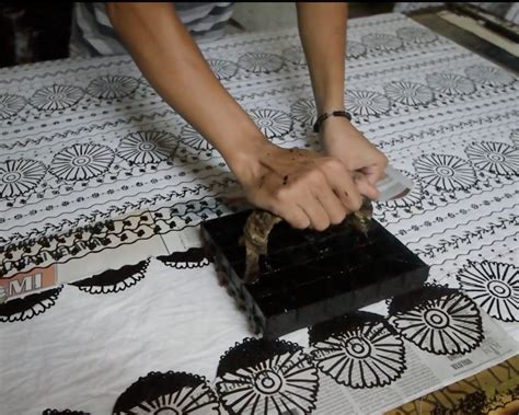 batik cap proses