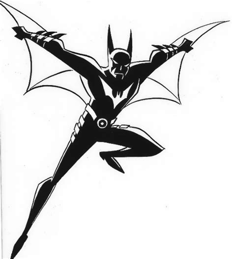 batman beyond coloring pages