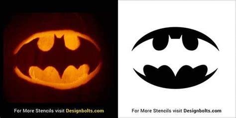 batman stencil for pumpkin carving