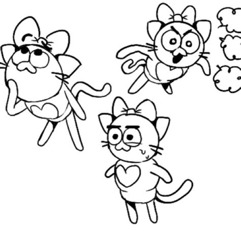 battle kitty coloring pages