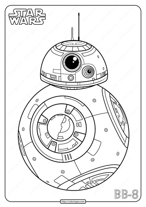 bb8 coloring pages