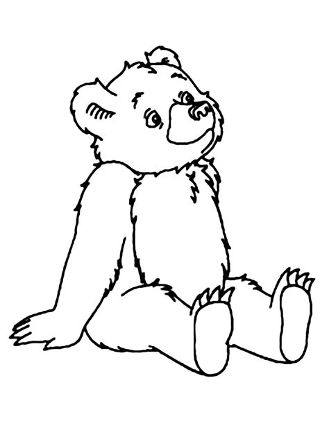 bear coloring pages for preschoolers
