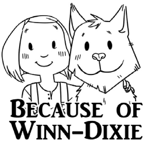 because of winn dixie coloring pages