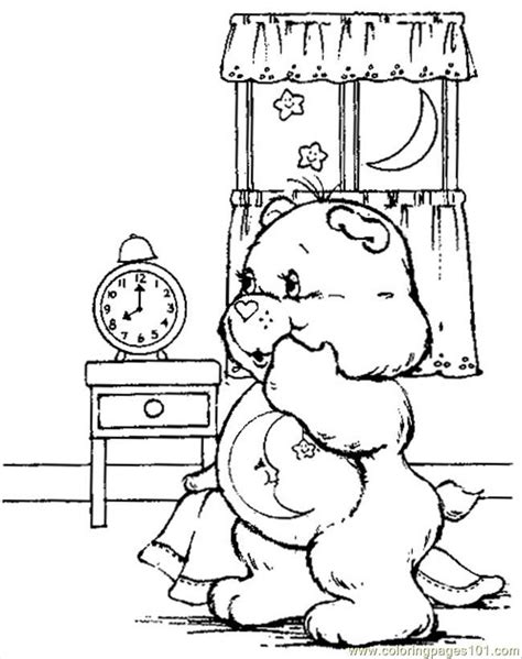 bedtime coloring pages