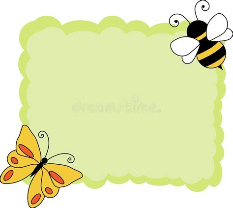 bee and butterfly border